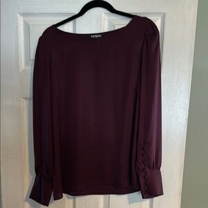 Express Women's Purple Blouse